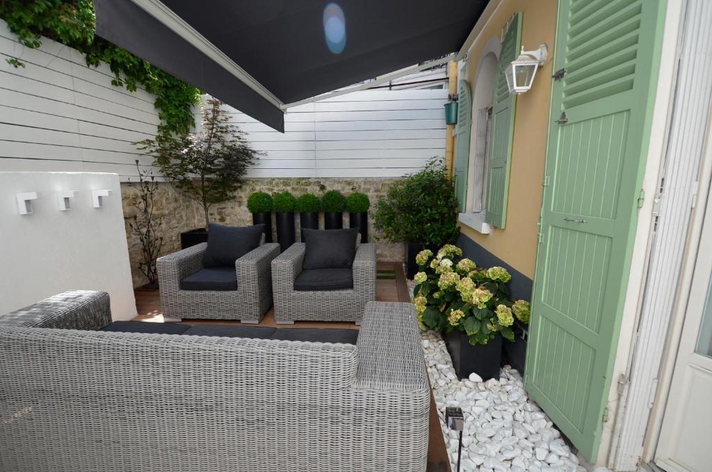 Bed and Breakfast Le Jardin De Rochegrosse Parigi Esterno foto
